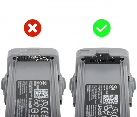 Антипылевые заглушки аккумулятора DJI Air 3 (3 шт.) (SunnyLife)