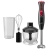 Погружной блендер Scarlett SC-HB42F94 (800 W / Комплект 3 в 1 / Black-Red)