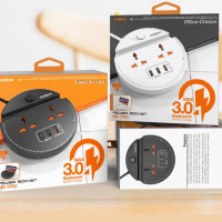 Удлинитель MOXOM MX-ST03 (3USB 2 OUTLET QC 3.0)