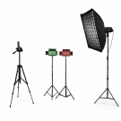 Комплект освещения Home Studio Light: MW400S + Софтбокс BobbyStudio PRO 50×70, 2×LED панели U600 PRO со стойками + штатив WT-3520