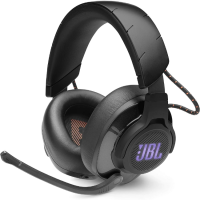 JBL Quantum 610: Беспроводная игровая гарнитура с объемным звуком 7.1, подсветкой и автономностью до 40 часов