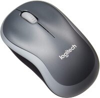 Беспроводная мышь Logitech M185 с нано-приёмником USB для ноутбука — недорогая мышь для учёбы и офиса