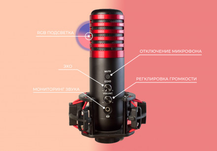 Конденсаторный USB микрофон BobbyStudio Alien