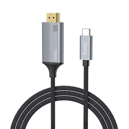 Кабель Type-C на HDMI 4K HOCO UA13