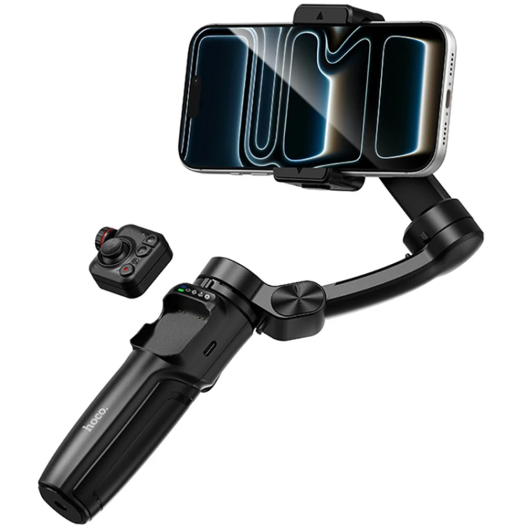 Стабилизатор HOCO K91 — 3-осевой gimbal для смартфона с магнитным пультом, обзор и цена в Бишкеке