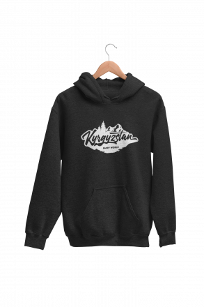 Толстовка Khan-Tengri С Принтом "Кыргызстан"