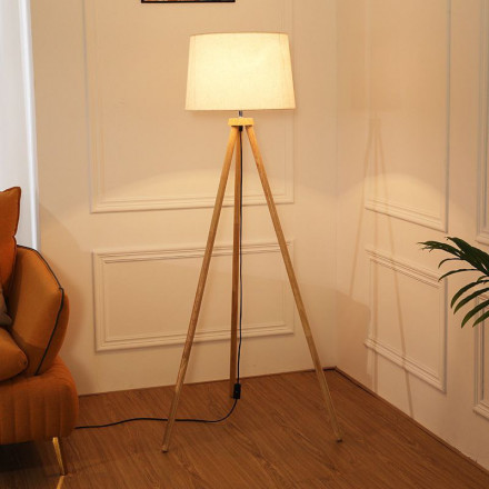 Деревянный LED Торшер