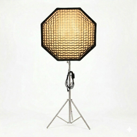 Набор студийного света TJ300 300Вт с октобоксом Godox 95 см и усиленной стойкой 2.8 м