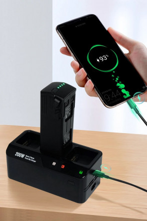 Хаб для зарядки 3-х аккумуляторов DJI Mavic 3 / Mavic 3 Pro (CYNOVA)