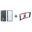 RGB - Панель MAMEN SL-CO2 + Клетка для Телефона (Рамка для Съемки)