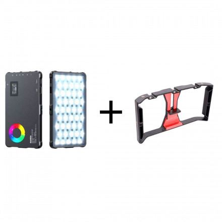 RGB - Панель MAMEN SL-CO2 + Клетка для Телефона (Рамка для Съемки)