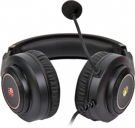 Наушники с микрофоном A4Tech BLOODY G220 NEON Gaming 3.5mm & USB Black