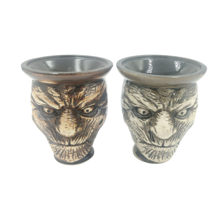 Керамическая чаша для кальяна Skull Head — дизайнерская чаша в форме черепа