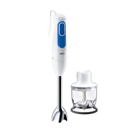 Погружной блендер Braun MQ3020WH Pesto 700W — блендер 3-в-1 с измельчителем и технологией PowerBell Plus