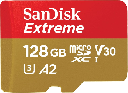 Карта памяти SanDisk Extreme microSDXC Class 10 UHS-I U3 V30