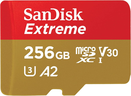 Карта памяти SanDisk Extreme microSDXC Class 10 UHS-I U3 V30