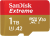 Карта памяти SanDisk Extreme microSDXC Class 10 UHS-I U3 V30