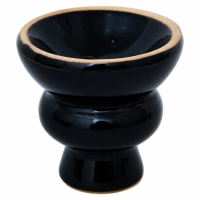 Чаша для кальяна керамическая классическая (глазурованная) универсальная для табака