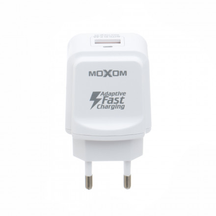 Скоростная зарядка MoXoM СЗУ KH-31 With Micro Usb 2.4A Qualcomm QC 3.0A