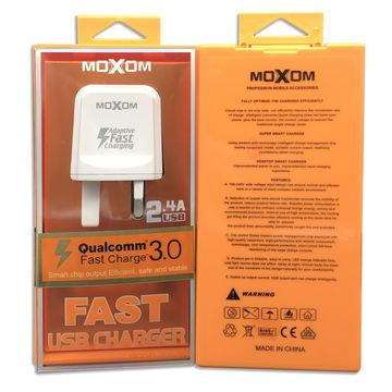 Скоростная зарядка MoXoM СЗУ KH-31 With Micro Usb 2.4A Qualcomm QC 3.0A