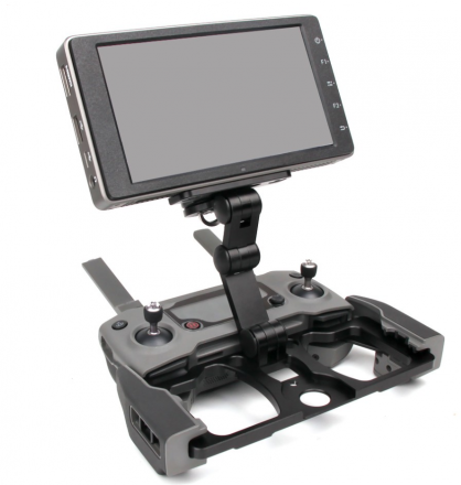 Держатель планшета/монитора CrystalSky серии DJI Mavic / Air / Mini и Spark (Чёрный) (Алюминиевый сплав) (SunnyLife)