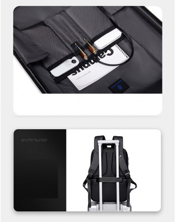 ВОДОНЕПРОНИЦАЕМЫЙ РЮКЗАК С ЗАЩИТОЙ ОТ КРАЖИ ARCTIC HUNTER B00487