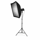 Софтбокс BobbyStudio PRO (50х70) + Студийный Осветитель MW400S + Усиленная Стойка 