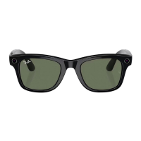Ray-Ban Meta Wayfarer RW4006 Shiny Black G15 Green — смарт-очки с камерой, Bluetooth и защитой UV