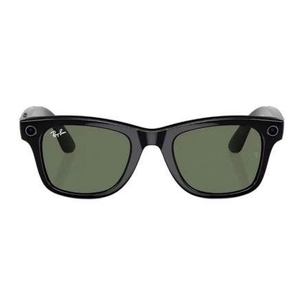 Ray-Ban Meta Wayfarer RW4006 Shiny Black G15 Green — смарт-очки с камерой, Bluetooth и защитой UV