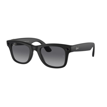 Ray-Ban Meta Wayfarer RW4008 Matte Black Polar Gradient Graphite — смарт-очки с камерой, поляризацией и Bluetooth