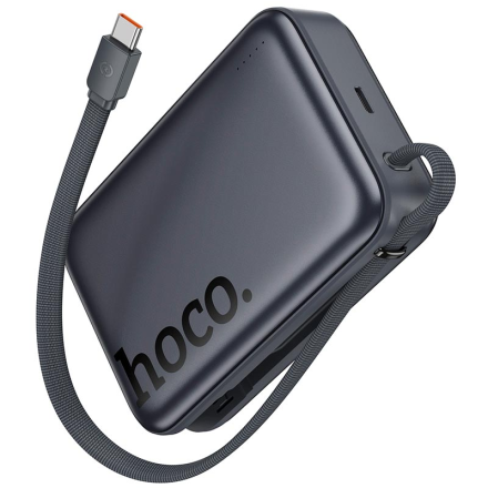 Магнитный внешний аккумулятор Hoco Q44A Origen Dual PD45W (20000 mAh) со встроенным кабелем