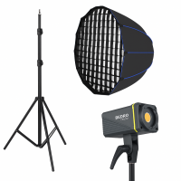 Световая пушка Bediro t200 + 70 см октобокс быстроскладной + усиленная стойка 2.8