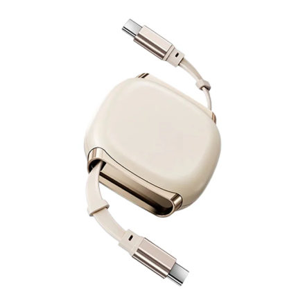 Выдвижной кабель Type-C — Type-C 240W с магнитным креплением (Рулетка)