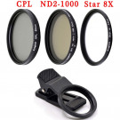 Набор линз для мобильной съемки JuneStar (Macro+Star+ND filter) 52mm