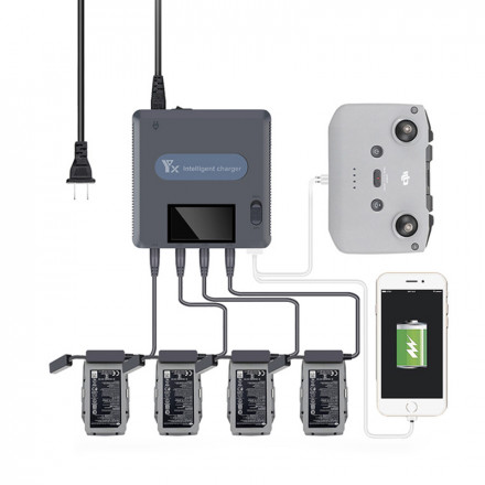 Зарядное устройство DJI Mavic Air 2 / Air 2S (С дисплеем) (YX)