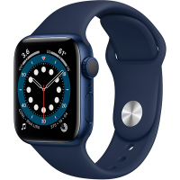 Смарт-часы Apple Watch Series 6 40mm Blue Aluminium Deep Navy Band MG143 