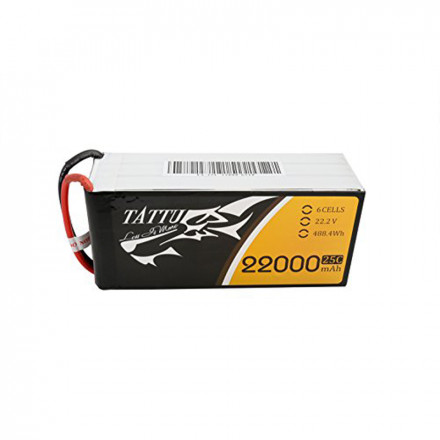 Аккумулятор Tattu 22000мАч 6S 25C 22,2В LiPo