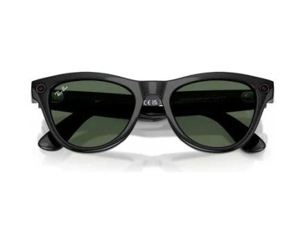 Ray-Ban Meta Skyler Gen 2 RW4014 Shiny Black с линзами Transitions Graphite Green — смарт-очки с камерой и Bluetooth