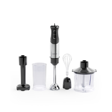 Погружной блендер Candy CB-203, 800 Вт, 2 скорости, с венчиком и измельчителем