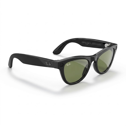 Умные очки Ray-Ban Meta Skyler (RW4014 Gen 2) Shiny Black / G-15 Green (Size 52)