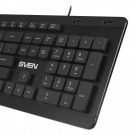 Проводная клавиатура с 2 USB-портами SVEN KB-E5700H
