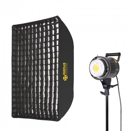 Набор Софтбокс Bobbystudio Pro (90x60CM) + Студийный осветитель (200W)