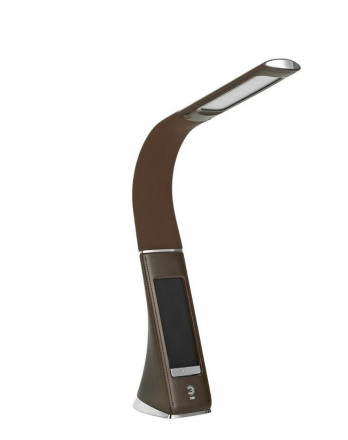 НАСТОЛЬНЫЙ СВЕТИЛЬНИК ЭРА NLED-461-7W-BR (КОРИЧНЕВЫЙ)