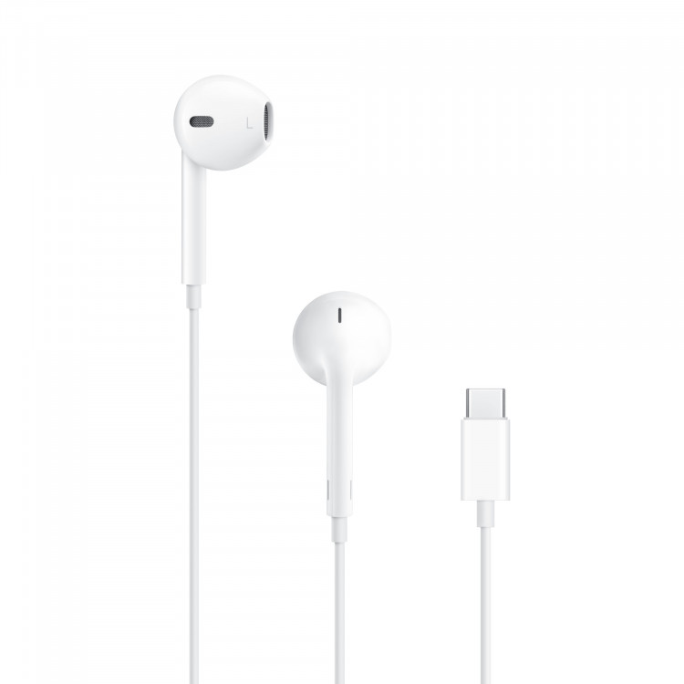 Оригинальные наушники Apple EarPods с разъёмом USB-C (Type-C) и пультом управления — купить в Бишкеке