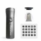 Профессиональный LED гобо-фонарь для фото и видео Hanshuai 10W с проекционными насадками, регулируемым зумом и Type-C