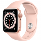 Смарт-часы Apple Watch Series 6 40mm Gold Aluminium Pink Sand Band MG123  Смарт-часы Apple Watch Series 6 40mm Gold Aluminium Pink Sand Band MG123