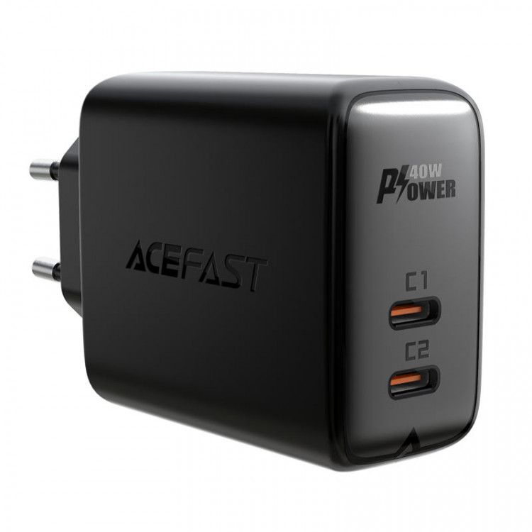 Мощное сетевое зарядное устройство Acefast A9 40W для смартфона и планшета