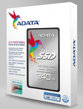 Жёсткий диск SSD ADATA SP550 240GB TLC 2,5" SATAIII