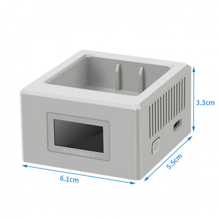 Зарядное устройство USB DJI Mavic 3 (LCD дисплей) (YX)