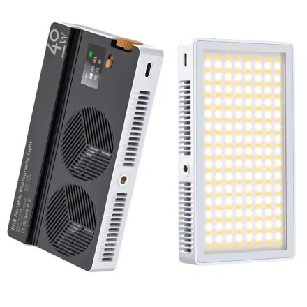 Светодиодная LED панель Mamen SL-PB40R 40W RGB для съемки, TikTok, YouTube, стриминга